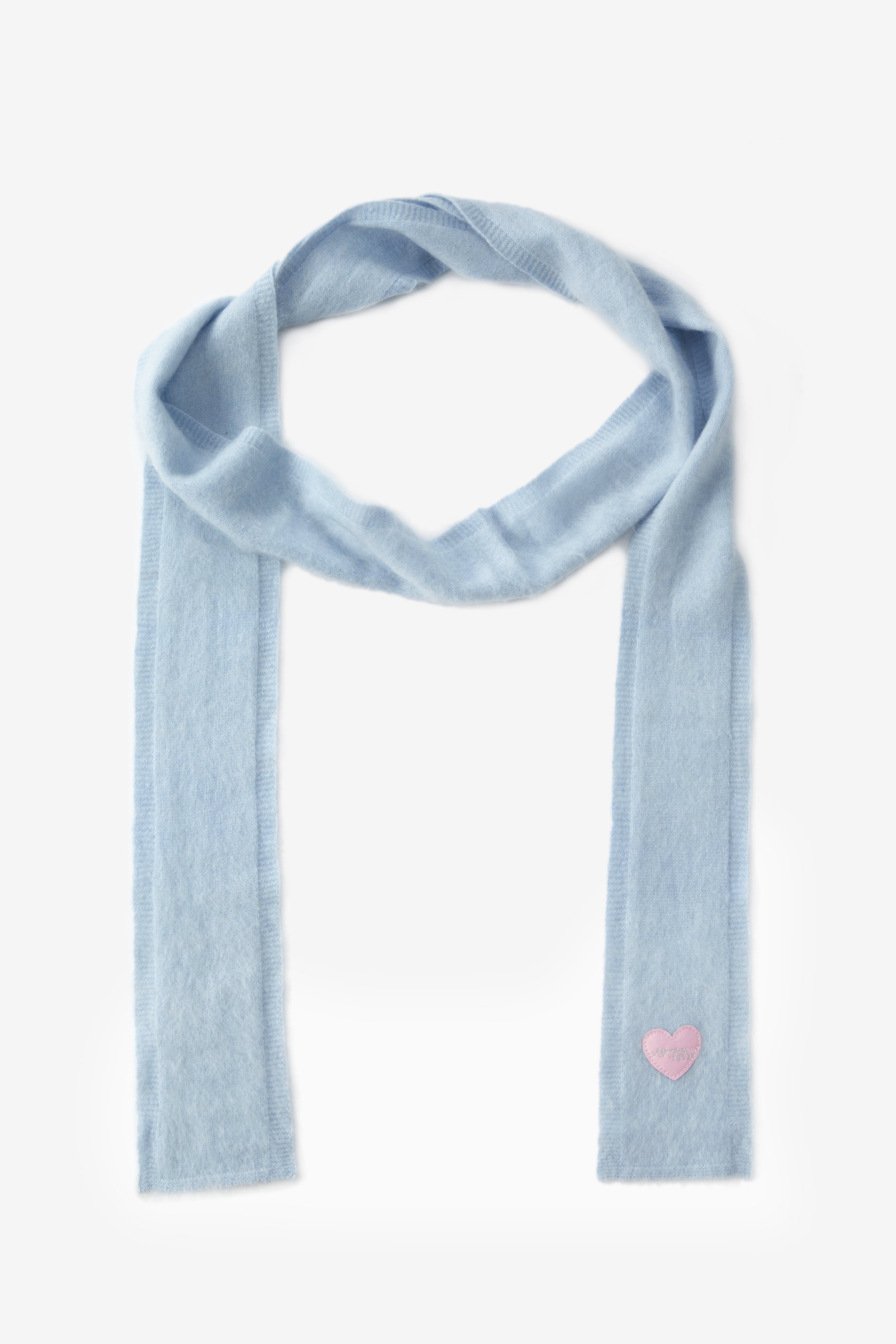 Hairy Cashmere Pocket Scarf - Frost